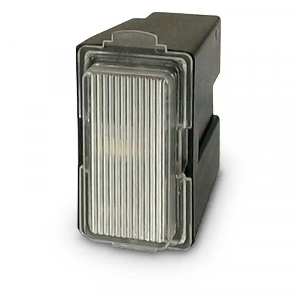 ELMO ILUX Punto luce da incasso adatto per illuminazione di emergenza. Collegabile alla linea di alimentazione delle centrali cablate . Necessita di scheda SKILUX