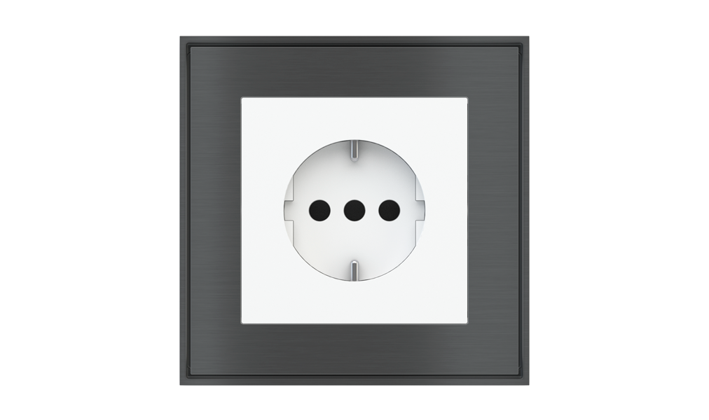 EKINEX Placche e cornici quadrate per componenti di serie civile (modulo 55x55 mm)