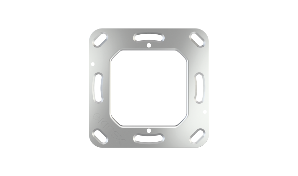 EKINEX Supporto di montaggio quadrato (dispositivi serie 20venti, FF e 71)