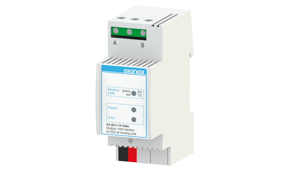 EKINEX Interfaccia Modbus / KNX per unità di trattamento aria di RDZ