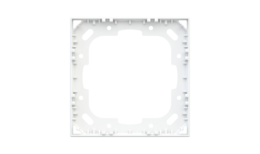 EKINEX Telaio adattatore quadrato ('NF) - bianco