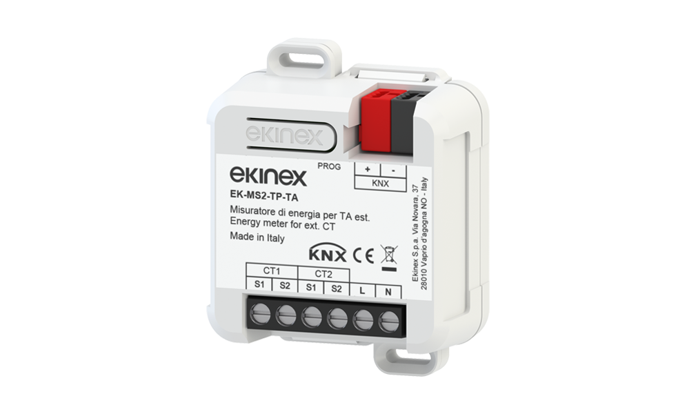 EKINEX Misuratore secondario di elettricità monofase KNX