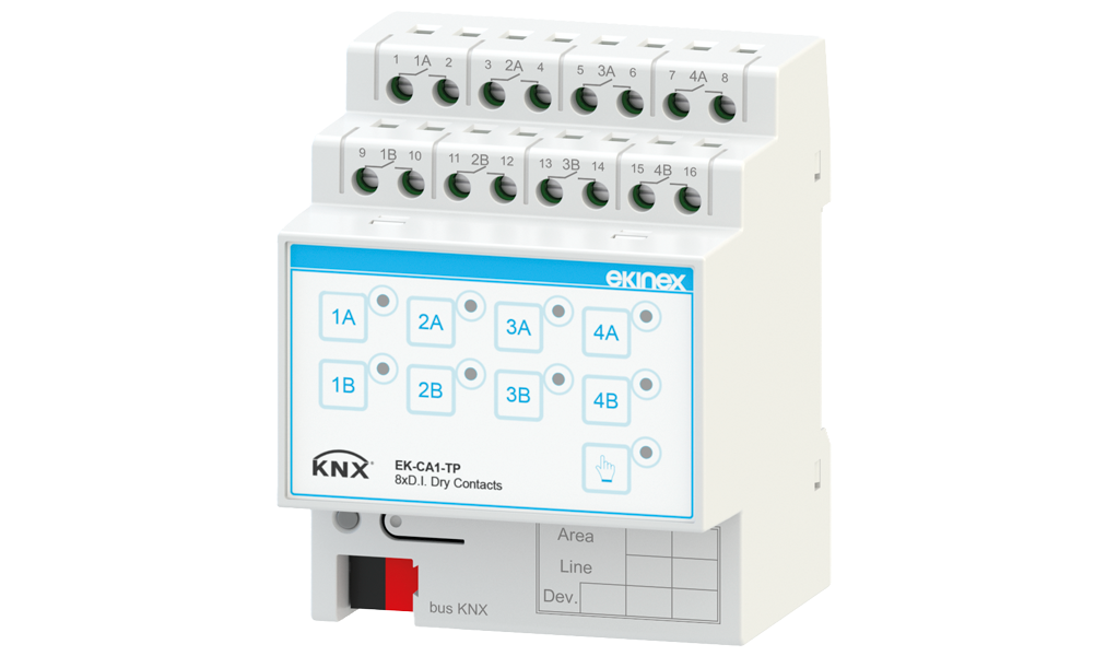EKINEX EK-CA1-TP Modulo ingressi analogico/digitale - 8 canali