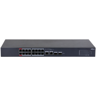ELMO SW04 Switch PoE industriale managed con 8 porte Gigabit PoE + 2 porte fibra Uplink + 1 porta Console, max 120 W