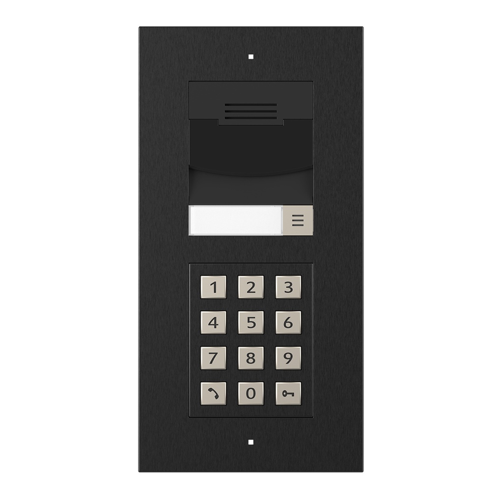 CONTROL4 C4-DS3VK-2KPSM-BN Videocitofono IP da superficie a 2 moduli B.Nickel