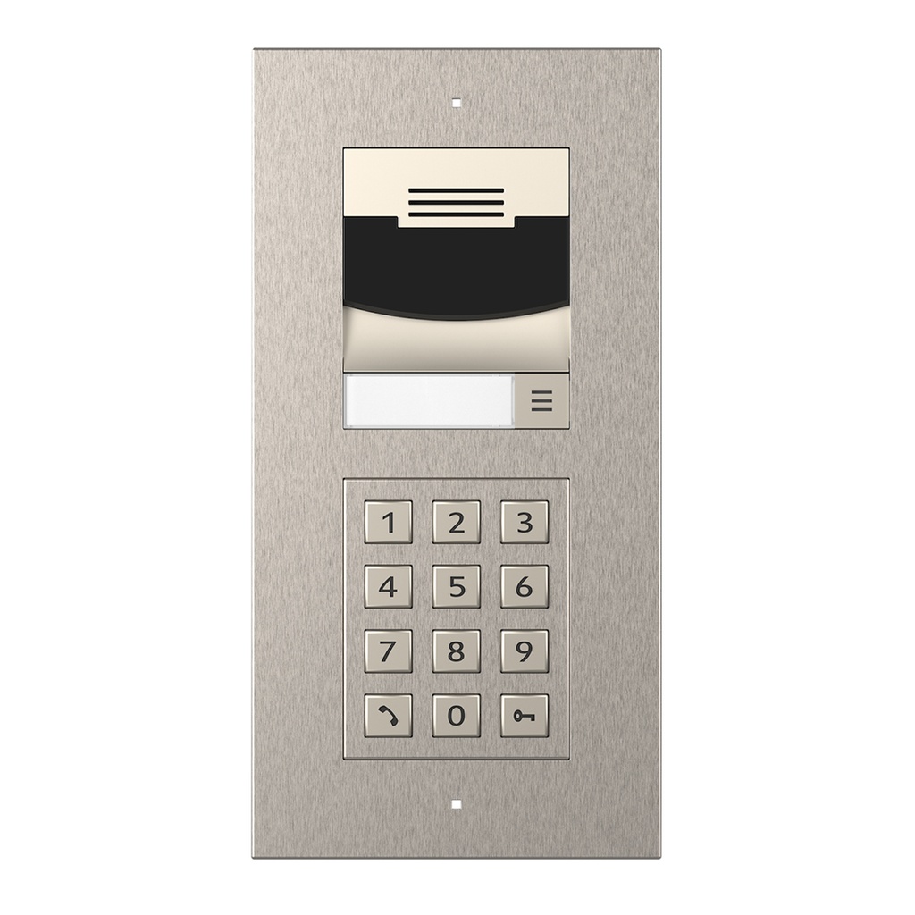 CONTROL4 C4-DS3VK-2KPFM-BN Videocitofono IP da incasso a 2 moduli, B. Nickel