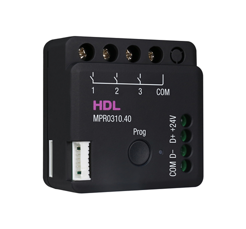 HDL MPR0310.40 Attuatore da incasso  3CH 10A 7 input