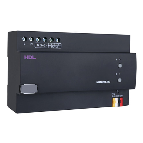 HDL MDT0203.532 Dimmer barra DIN MOSFET a 2 canali