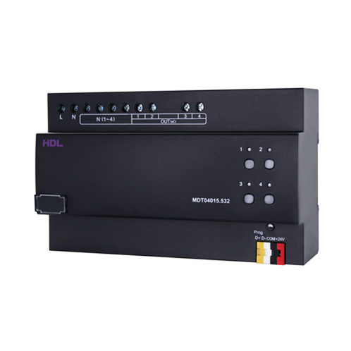 HDL MDT04015.532 Dimmer barra DIN MOSFET a 4 canali