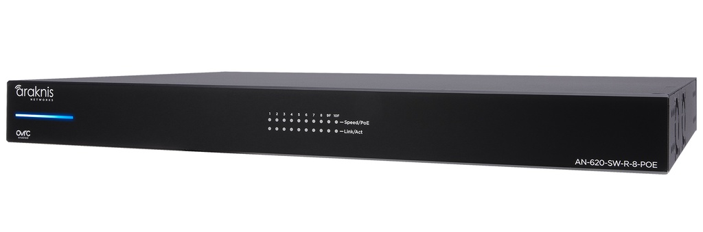 Araknis AN-620-SW-R-8-POE Switch Managed L3 Multi-Gigabit 8 + 2 SFP+ Porte