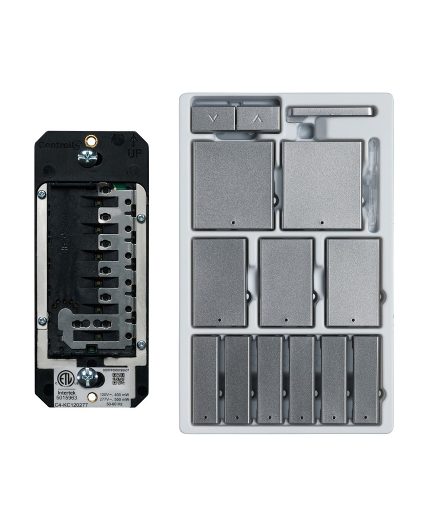 CONTROL4 C4-KC240-C-AU Tastiera configurabile ZigBee Contemp. Alum.