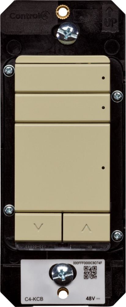 CONTROL4 C4-KCB-C-IV Tastiera configurabile RS-485 Contemp. Ivory