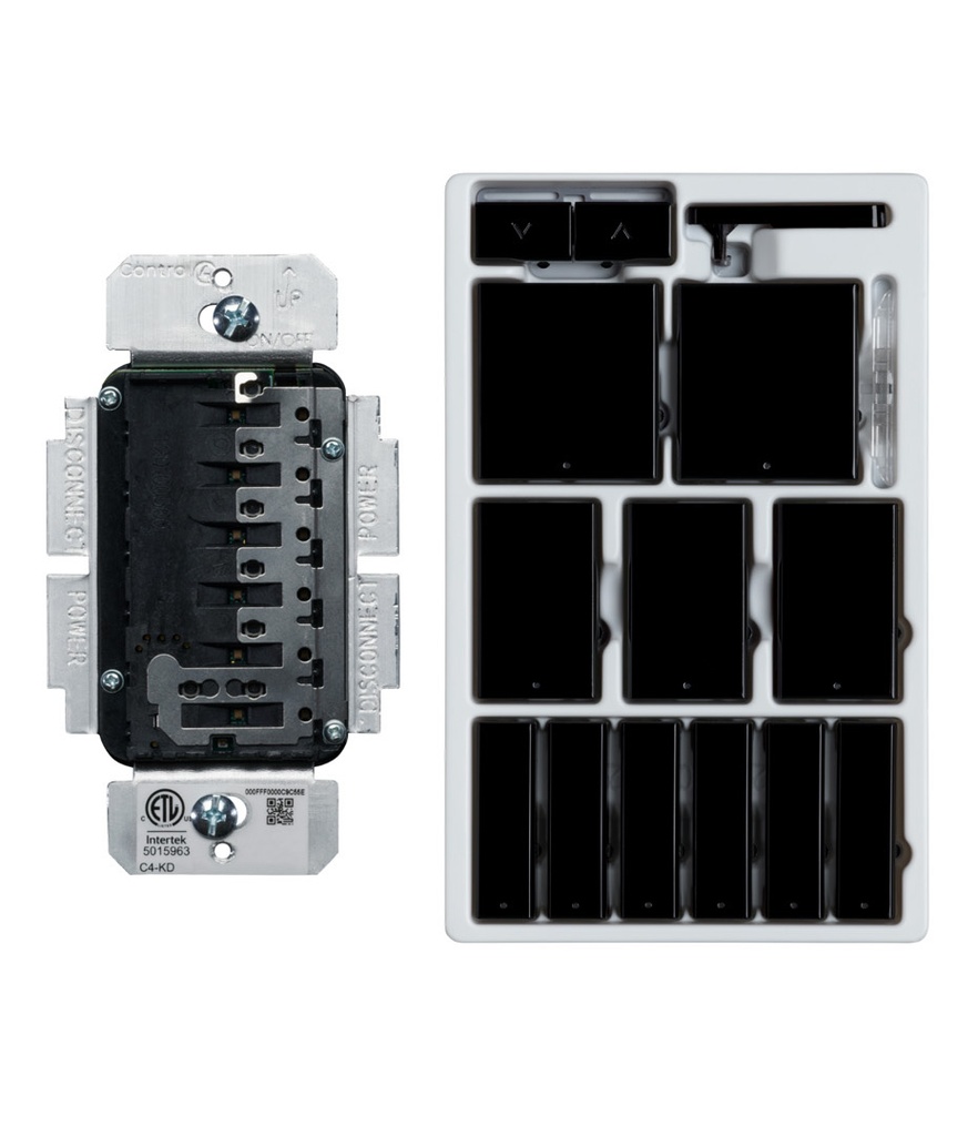 CONTROL4 C4-KD240-C-BL Dimmer configurabile ZigBee Contemp. Black