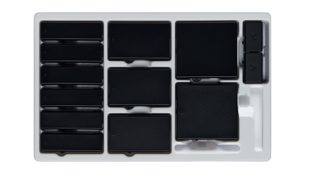 CONTROL4 C4-CKSK-C-MB Kit pulsanti tastiere Square Contemp. Mid. Black