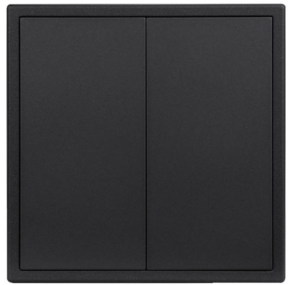 HDL M/PT2RA.1-AG Tastiera Tile 2 puls. singolo pla ash-gray