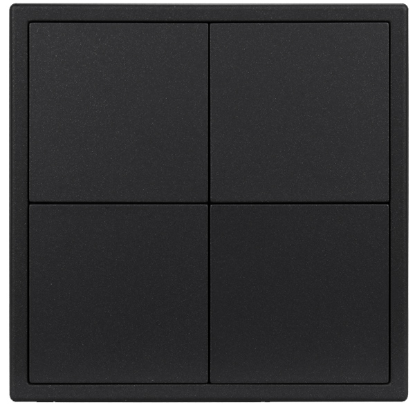 HDL M/PT4RA.1-AG Tastiera Tile 4 puls. singolo pla ash-gray