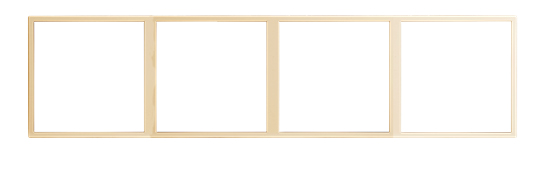 HDL MP4H-EC/TILE.48-M-CG Frame per Tile 4 placche met champagne-gold