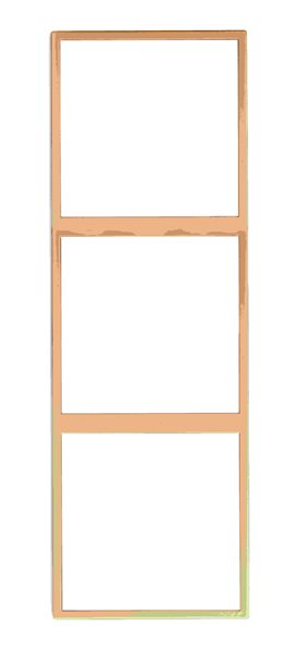 HDL -MP3V-EC/TILE.48-CG Frame per pannello a 3 posti serie Tile, oro