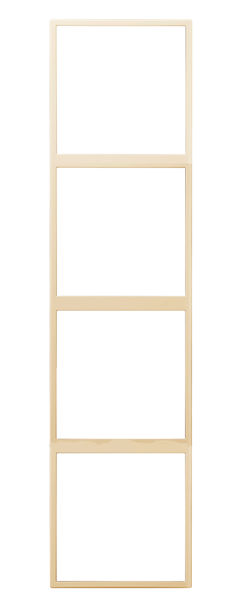 HDL -MP4V-EC/TILE.48-CG Frame per pannello a 4 posti serie Tile, oro