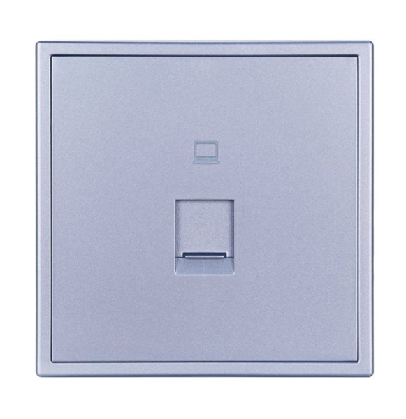 HDL MP1-W-ETH/TILE.48-SG Placca presa Ethernet serie Tile space-gray