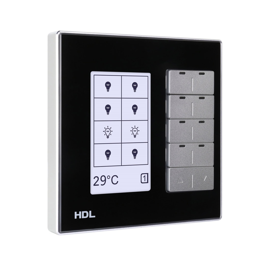 HDL M/DLP04.1-A2-48-EU-BL Modern Smart Panel KNX DLP EU nero