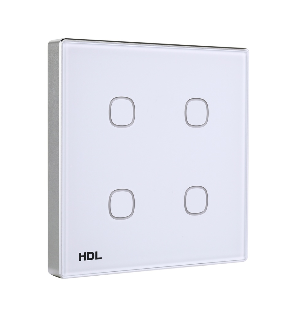 HDL M/TBP4.1-A2-48-EU-WH Tastiera iTouch EU 4 puls. bianco