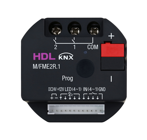 HDL M/FME2R.1 Attuatore incasso 2CH 10A e 4CH input