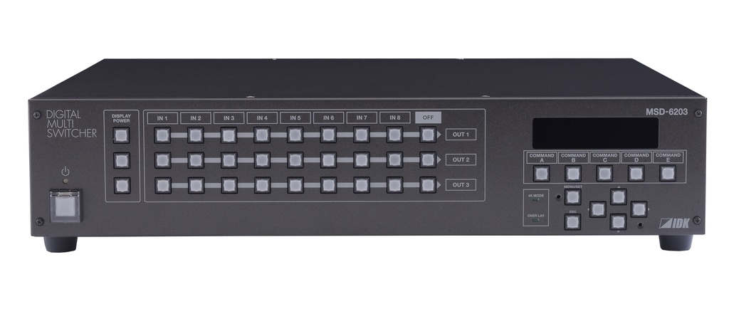 IDKAV IDK MSD-6203 Switcher 3 scaler seamless, 8 IN/3 OUT