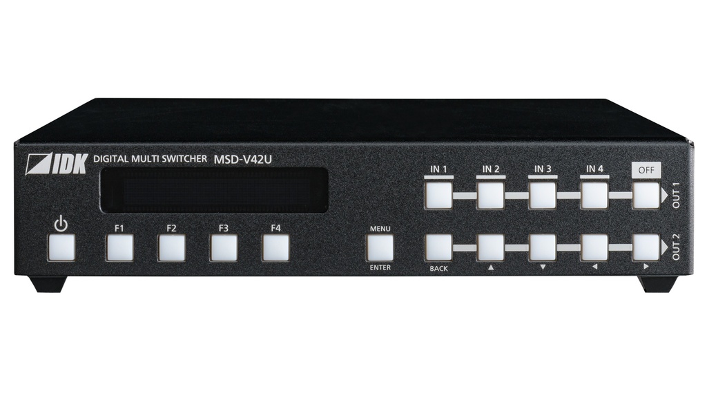 IDKAV IDK MSD-V42UT Switcher 2 scaler seamless 4K, 4IN/2OUT HDMI+HDBT