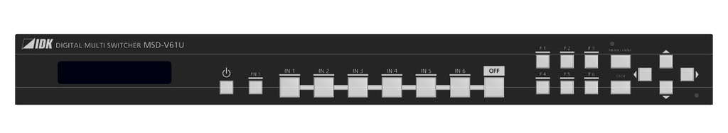 IDKAV IDK MSD-V61UF Switcher 1 scaler seamless 4K, 6IN/1OUT HDMI+SDVoE