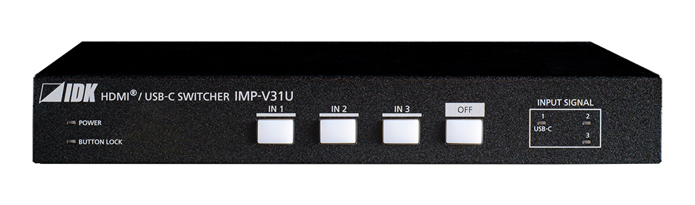IDKAV IDK IMP-V31U Switcher 3x1 USB-C e HDMI, 4K@60, out HDMI + USB-C