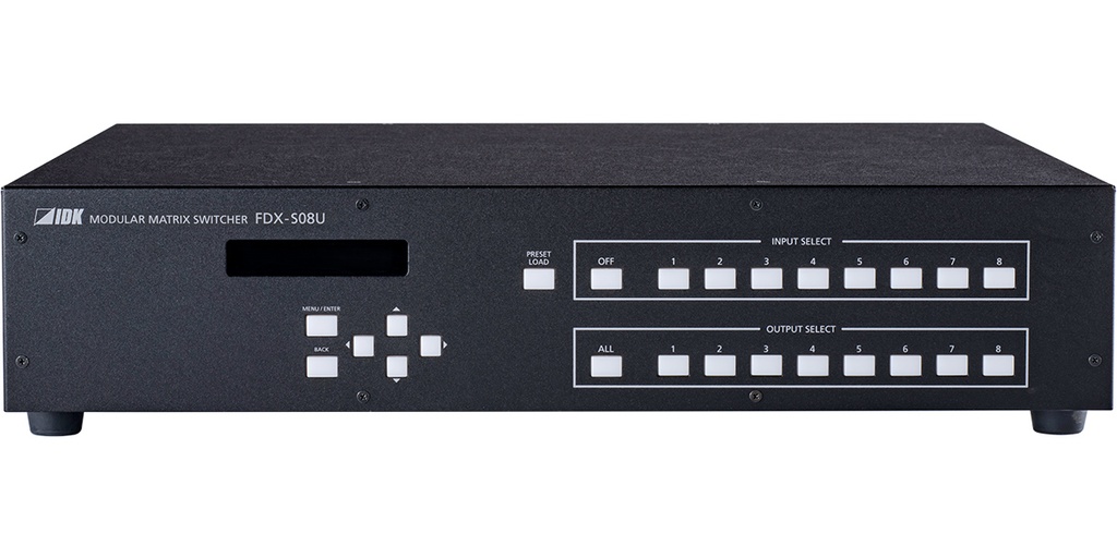 IDKAV IDK FDX-S08U Matrice digitale 4K modulare 8x8, slot 2IN+2OUT
