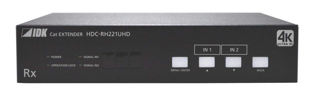IDKAV IDK HDC-RH221UHD Ricevitore HDBaseT+ HDMI/1out HDBaseT + 2 HDMI 2.0
