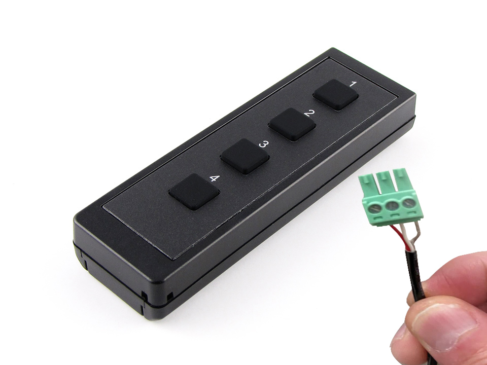 IDKAV IDK T04-IR Telecomando a filo con 4 pulsanti