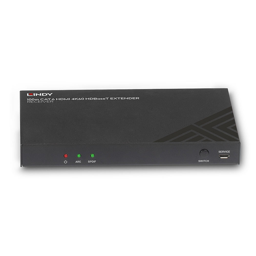 LINDY 38342 Ricevitore HDBaseT HDMI Ricevitore HDBaseT HDMI 4K@60, Audio, IR & RS-232, PoH, 100m