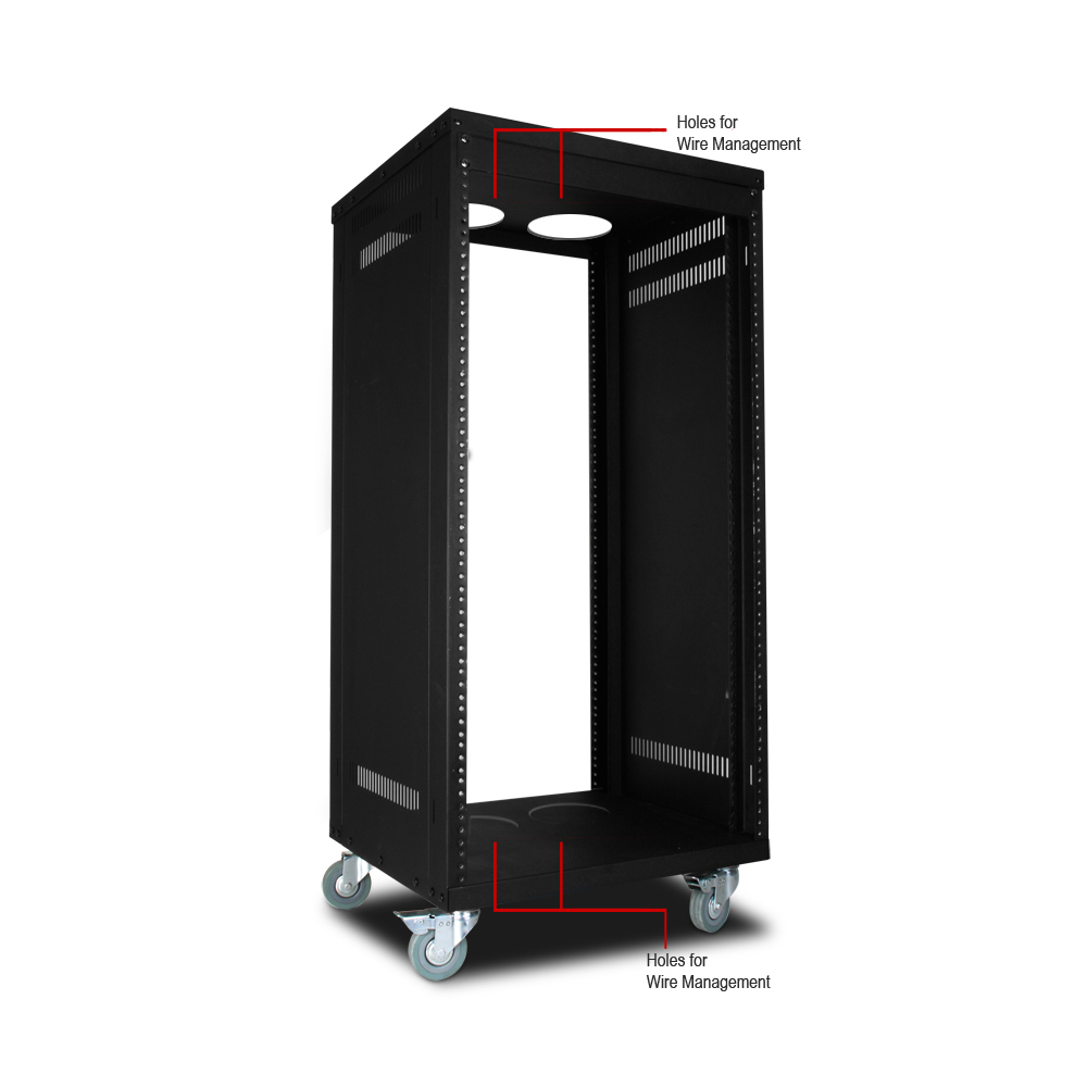 STRONG SR-CS-RACK-21U Rack con pannelli laterali 21U profondità 45 cm