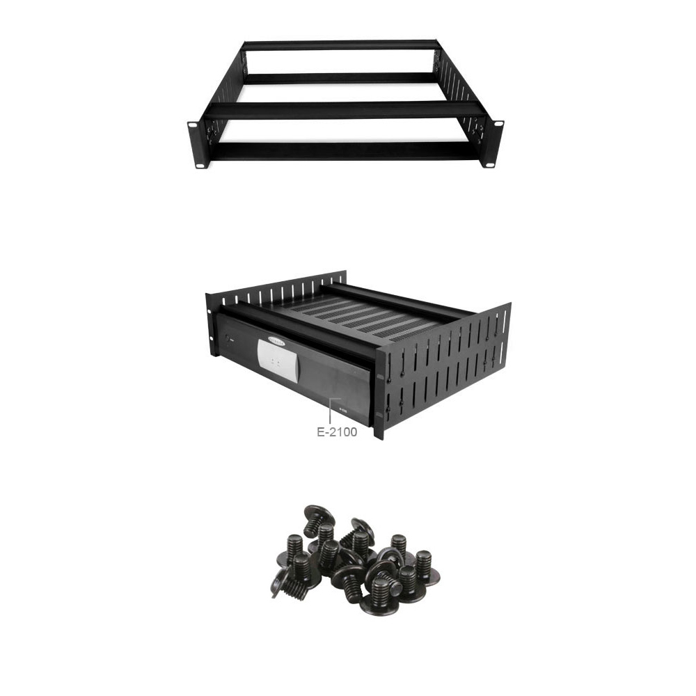 STRONG SR-SHELF-CLAMP-2U Ripiano aperto 2U profondità 38 cm