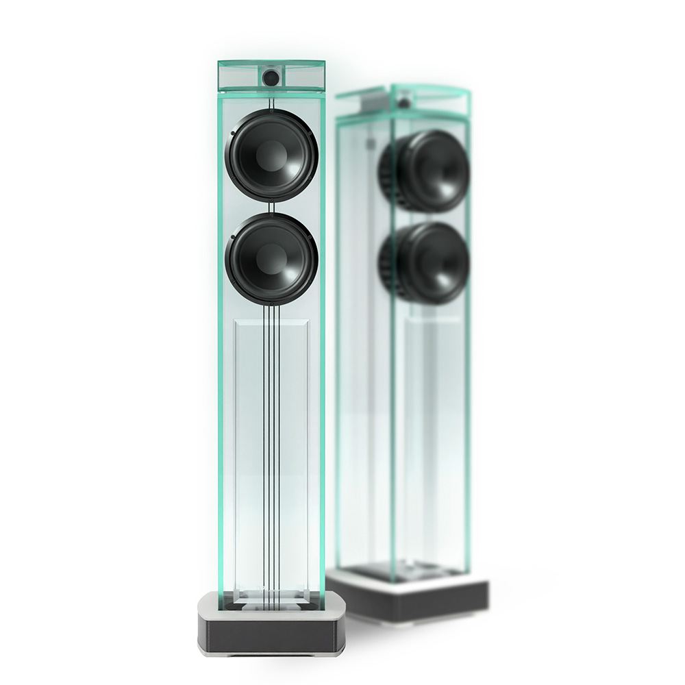 WATERFALL AUDIO NIAGARA XT3 CLASSIC (Coppia) Diffusori da pavim. in vetro con tromba in vetro