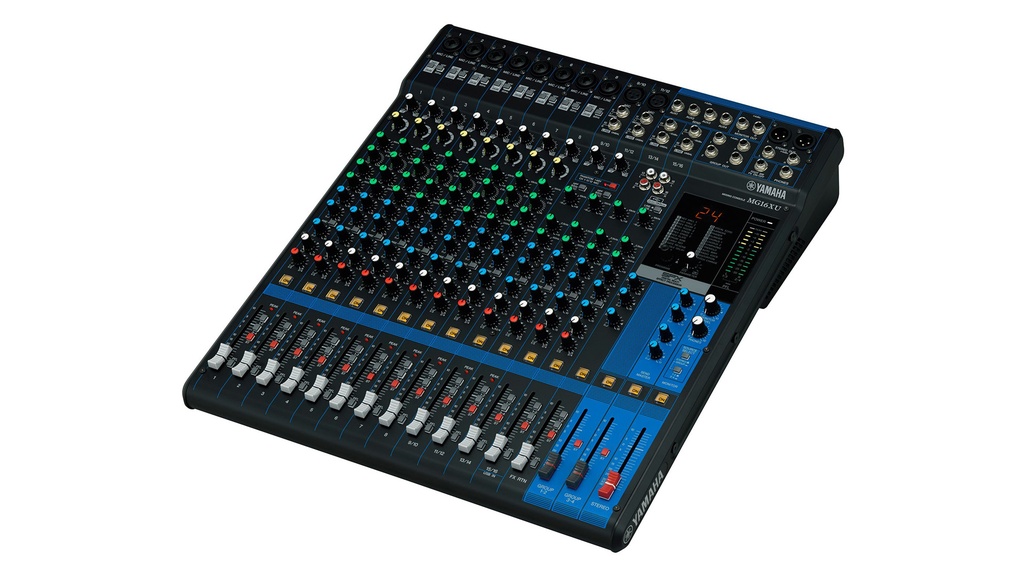 YAMAHA MG16XU Mixer a 16 ch, 8 mono + 4 stereo + effetti + USB