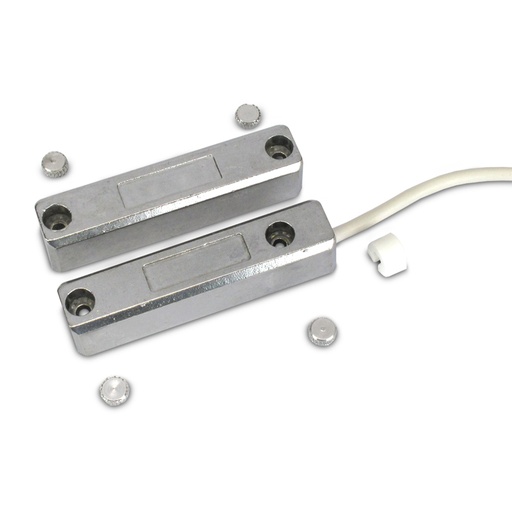 [K107S] ELMO K107S UTKCS02S - Contatto magnetico per superficie di grande portata per montaggio a vista in scambio NA/NC (confezione da 2 pz.)