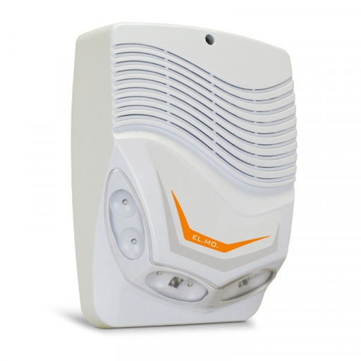 [LEDA485] ELMO LEDA485 Sirena da esterno RS-485 ULTRABUS con lampeggiatore LED, LED stato impianto, 2 trombe. Colore bianco. Brevetto: domanda n° VE2013A000035