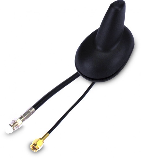 [MDANT2] ELMO MDANT2 Antenna GPS + GSM collegabile sia al modulo GPS MDGPSE che al modulo GSM MDGSME. Montaggio su piano metallico con foro di diametro pari a 19 mm