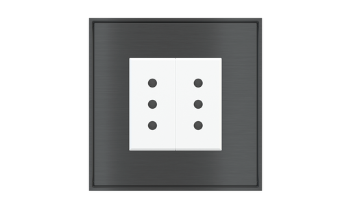 [12SC45] EKINEX Placche e cornici quadrate per componenti di serie civile (modulo 45x45 mm)