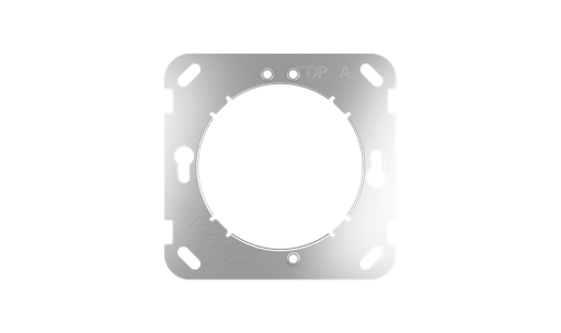 [32EK-SMQ-1] EKINEX Supporto di montaggio quadrato (termostati e Touch&See serie FF)