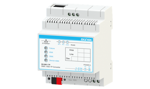 [109EK-BK1-TP] EKINEX Gateway DMX - KNX