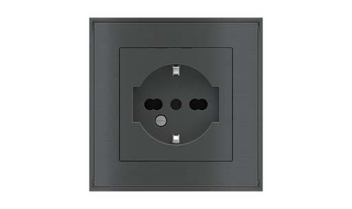 [345EK-PWS-IT] EKINEX Presa elettrica quadrata (modulo 55x55 mm) - IT