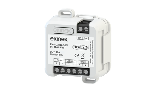 [466EK-GD2-DL-1-LV] EKINEX Dimmer DALI 12/48 Vdc 1 canale