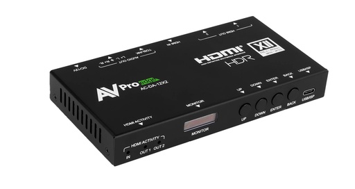 [THOM003549] AVPro Edge AC-DA-12X2 Distributore video HDMI 1 x 2 48Gbps