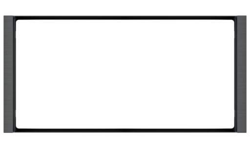 [EK-FL2-GBU] EKINEX EK-FL2-GBU Cornice FF Flank rettangolare (80x165) 2 Finestre Metallo Carbon