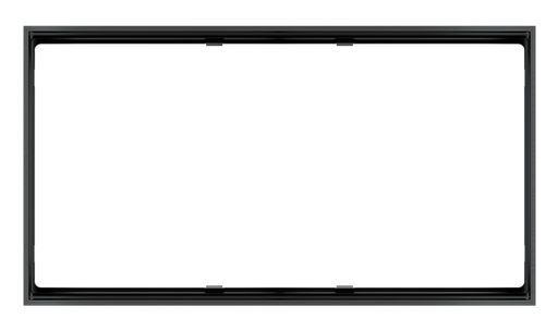 [EK-FO2-GBU] EKINEX EK-FO2-GBU Cornice FF Form rettangolare (86x157) 2 Finestre Metallo Carbon